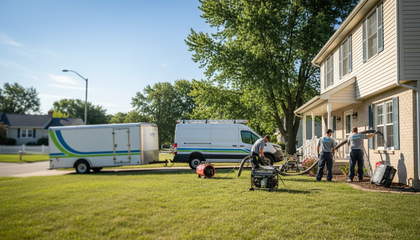 Flooded Basement Restoration And Cleanup With Repair in Olpe, KS near me